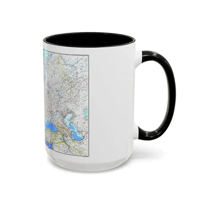 Europe (1983) (Map) Accent Coffee Mug - Go Mug Yourself