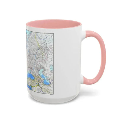 Europe (1983) (Map) Accent Coffee Mug - Go Mug Yourself