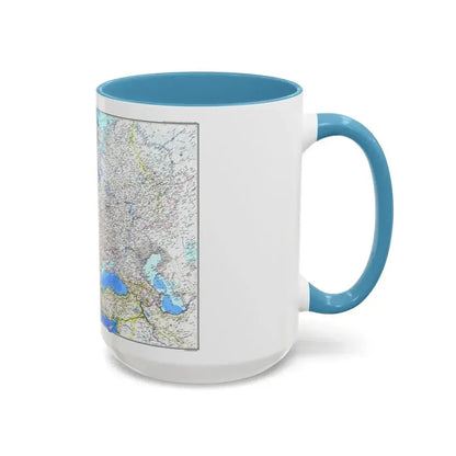 Europe (1983) (Map) Accent Coffee Mug - Go Mug Yourself