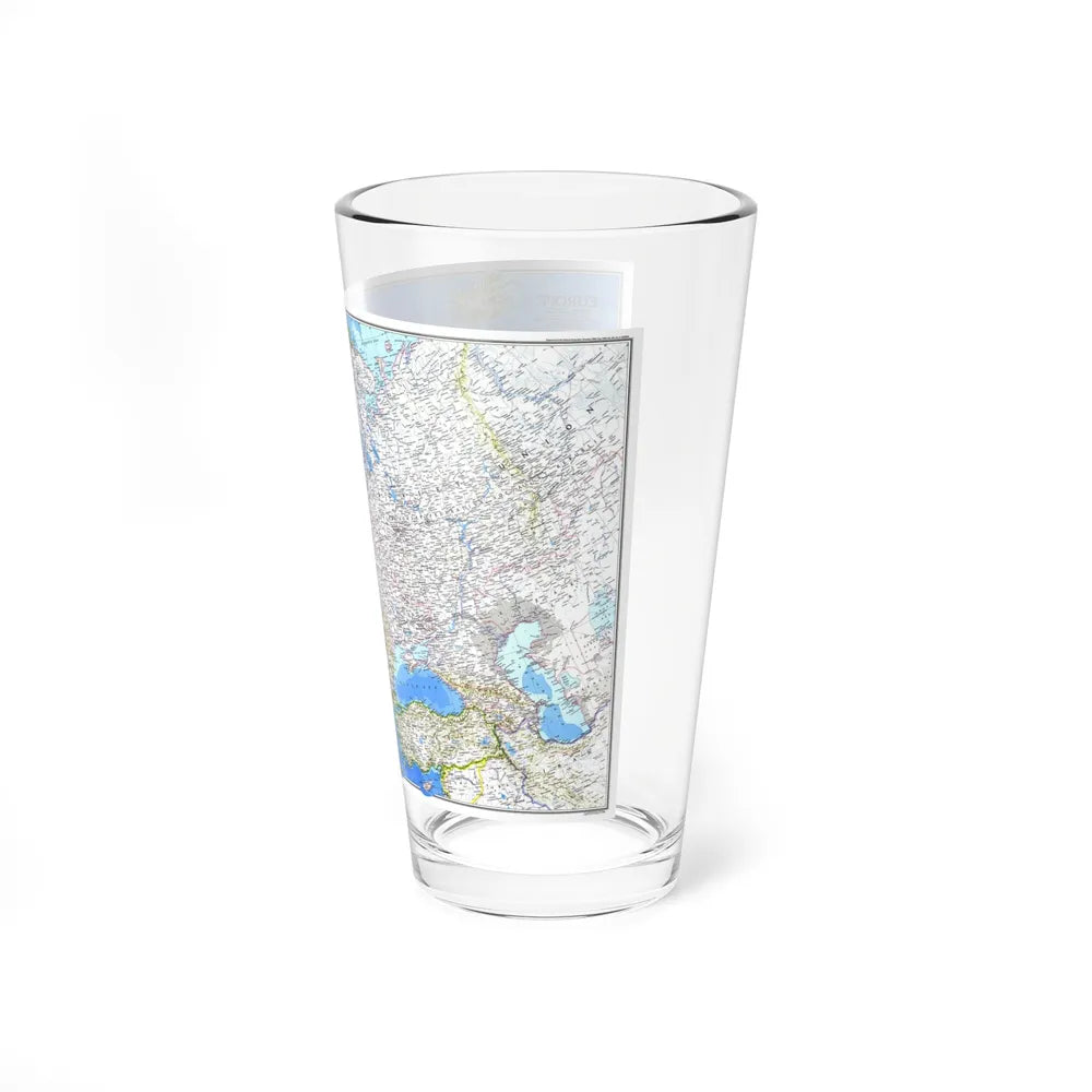 Europe (1983) (Map) Pint Glass 16oz-Go Mug Yourself