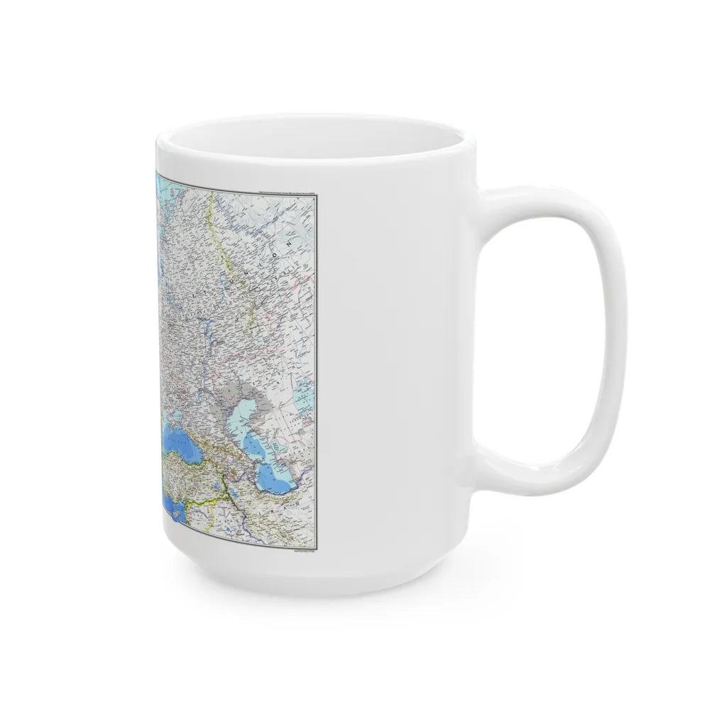 Europe (1983) (Map) White Coffee Mug-Go Mug Yourself