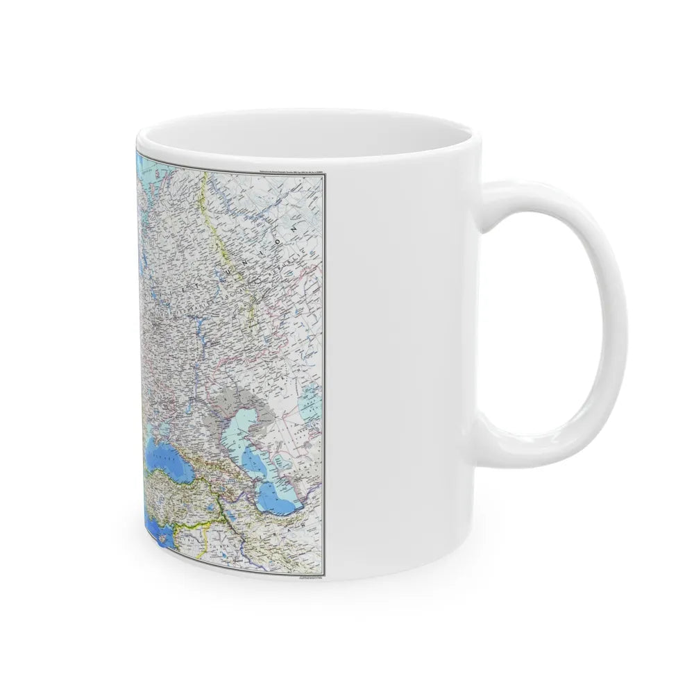 Europe (1983) (Map) White Coffee Mug-Go Mug Yourself