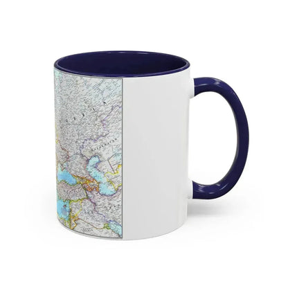 Europe (1992) (Map) Accent Coffee Mug - Go Mug Yourself