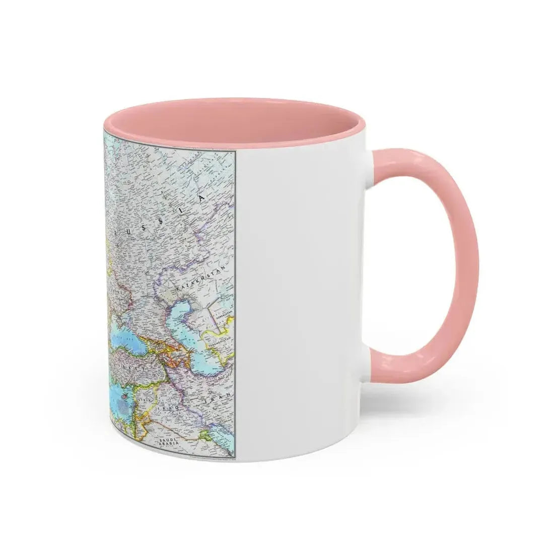 Europe (1992) (Map) Accent Coffee Mug - Go Mug Yourself