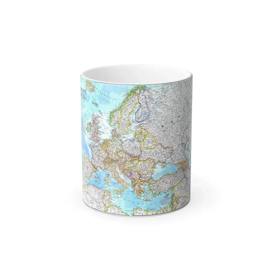 Europe (1992) (Map) Color Changing Mug 11oz Default Title 11oz - Go Mug Yourself