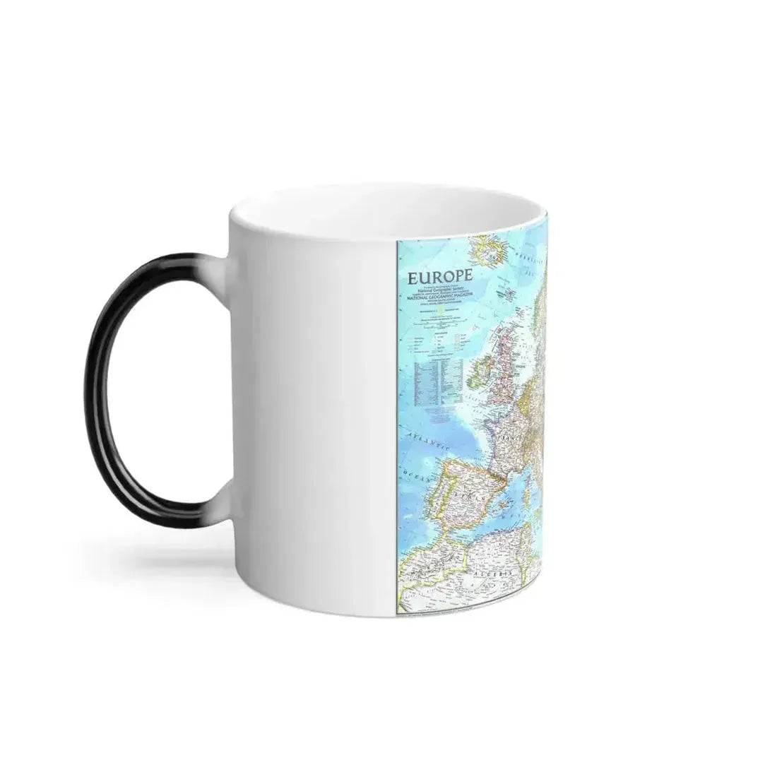 Europe (1992) (Map) Color Changing Mug 11oz - Go Mug Yourself
