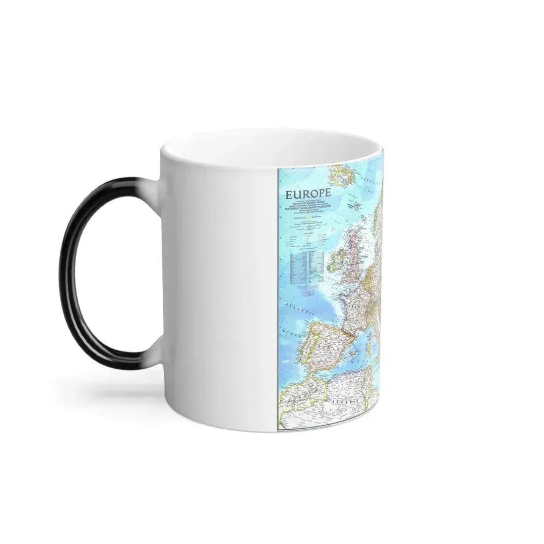 Europe (1992) (Map) Color Changing Mug 11oz - Go Mug Yourself