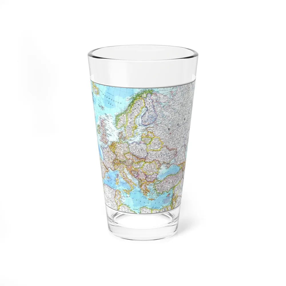 Europe (1992) (Map) Pint Glass 16oz-16oz-Go Mug Yourself