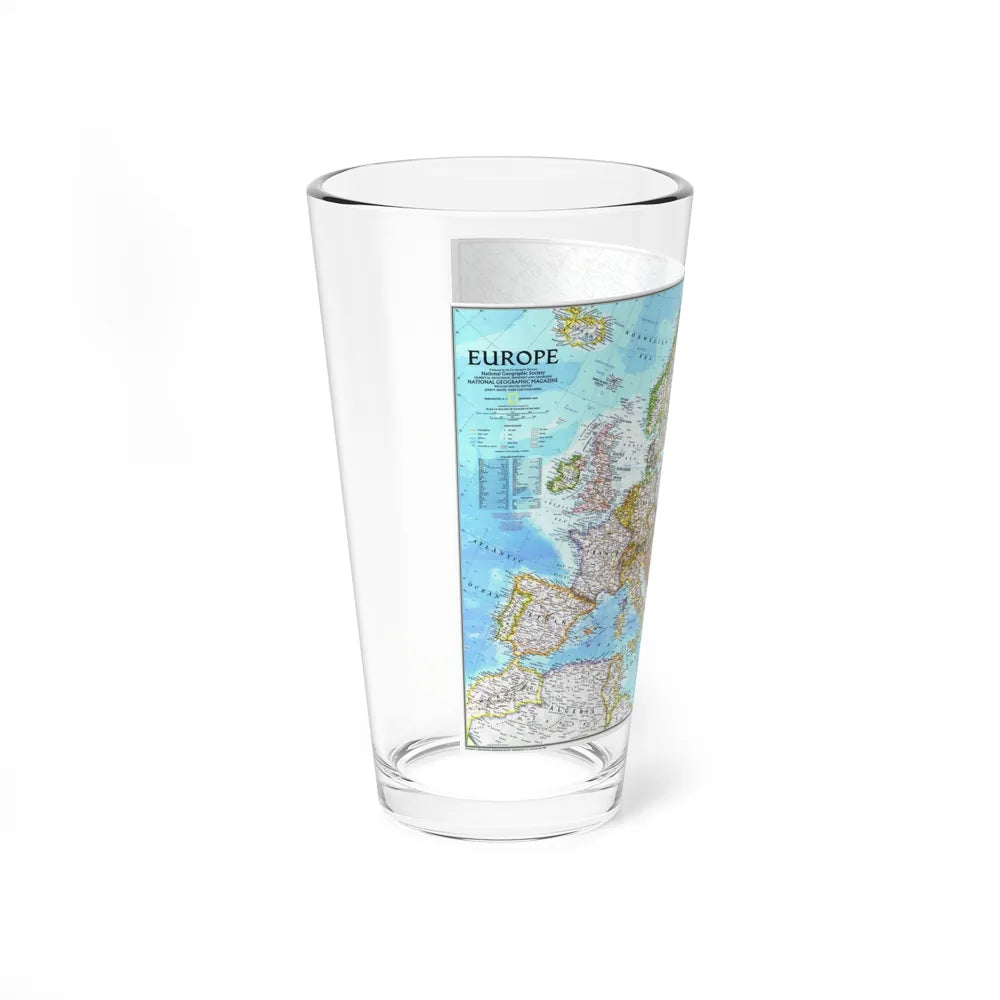 Europe (1992) (Map) Pint Glass 16oz-Go Mug Yourself