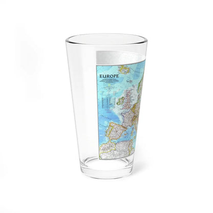 Europe (1992) (Map) Pint Glass 16oz-Go Mug Yourself