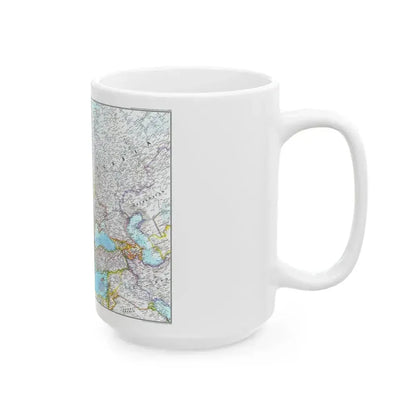 Europe (1992) (Map) White Coffee Mug - Go Mug Yourself