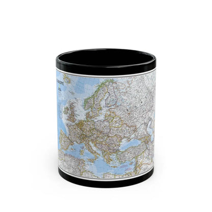 Europe (2004) (Map) Black Coffee Mug-11oz-Go Mug Yourself