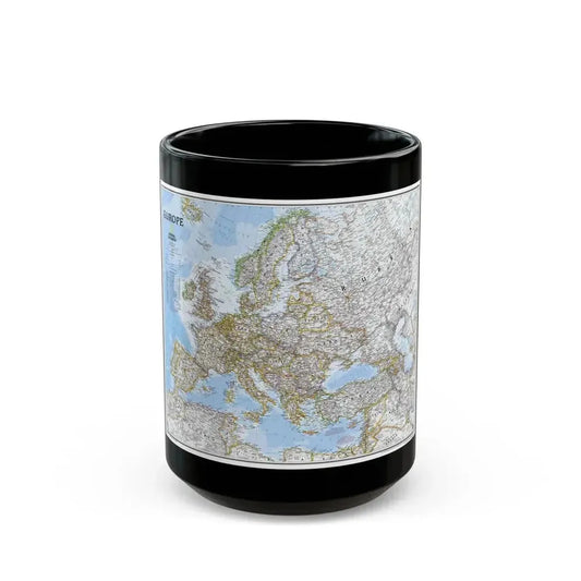 Europe (2004) (Map) Black Coffee Mug 15oz - Go Mug Yourself