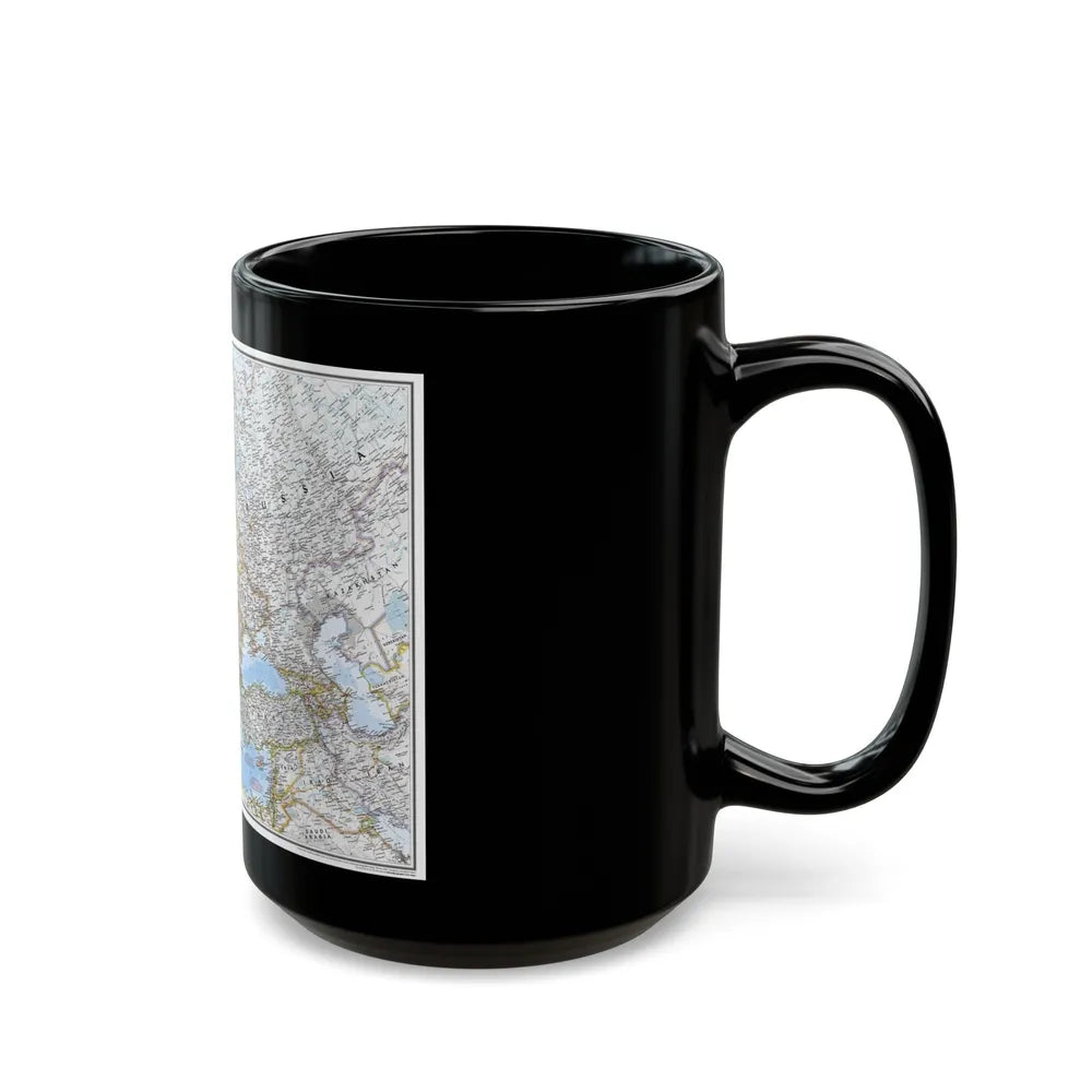 Europe (2004) (Map) Black Coffee Mug-Go Mug Yourself