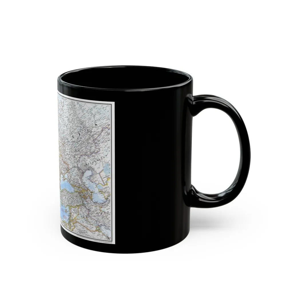 Europe (2004) (Map) Black Coffee Mug-Go Mug Yourself