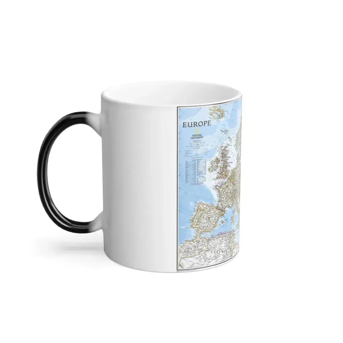 Europe (2004) (Map) Color Changing Mug 11oz - Go Mug Yourself