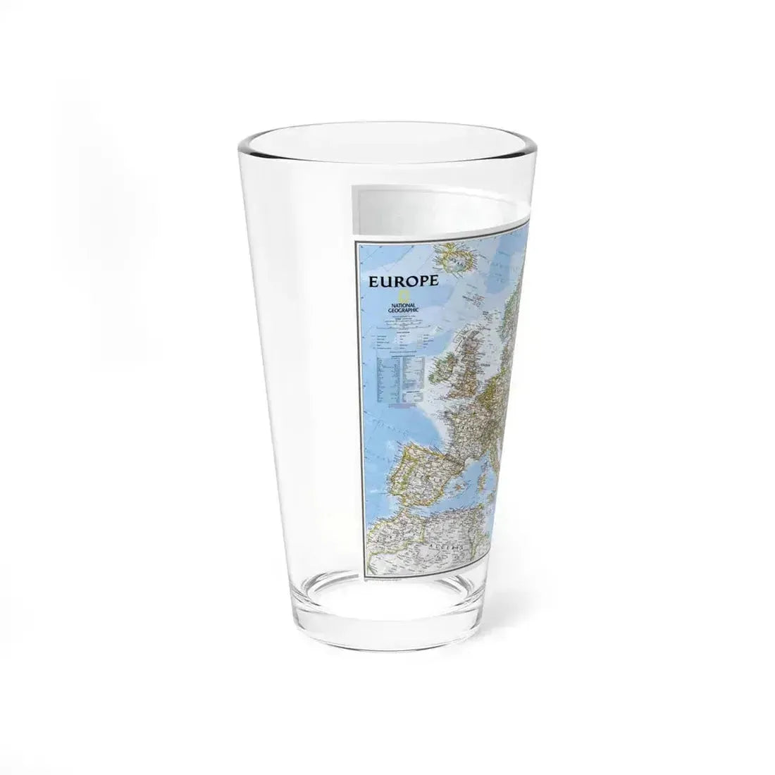 Europe (2004) (Map) Pint Glass 16oz - Go Mug Yourself