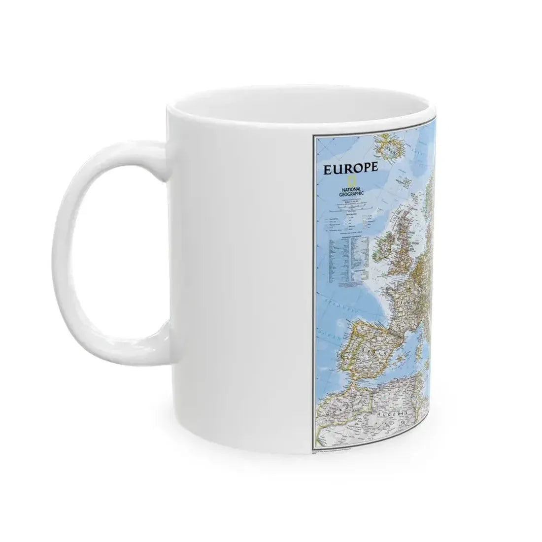 Europe (2004) (Map) White Coffee Mug - Go Mug Yourself