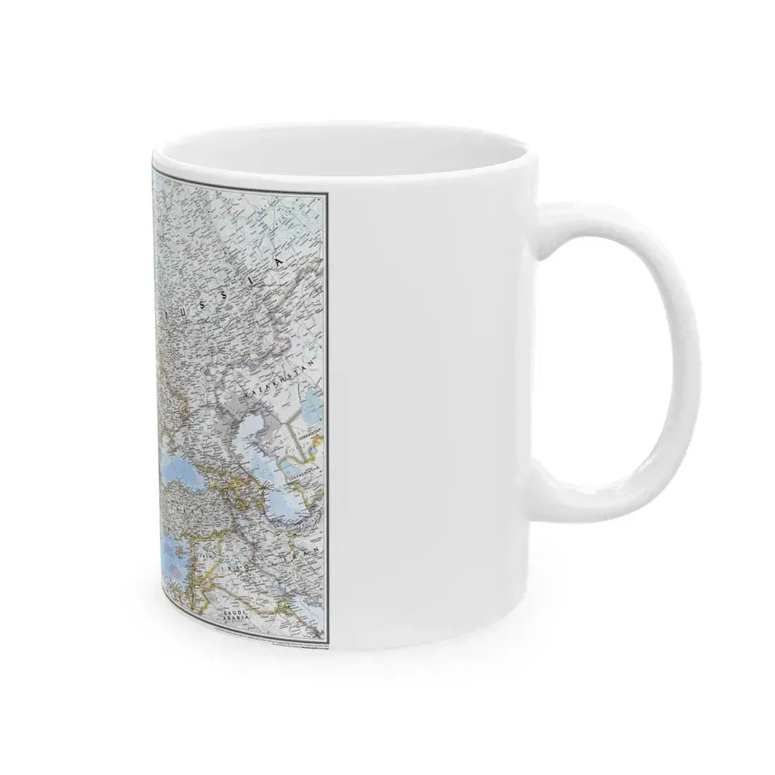 Europe (2004) (Map) White Coffee Mug - Go Mug Yourself
