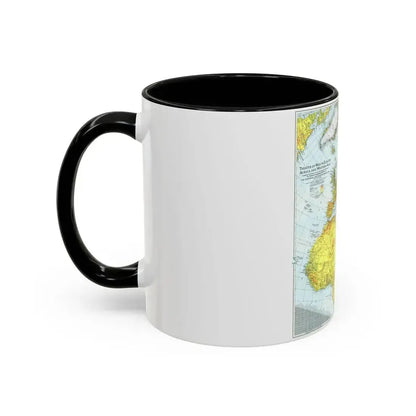 Europe, Africa, and Western Asia - Theater of War (1942) (Map) Accent Coffee Mug - Go Mug Yourself