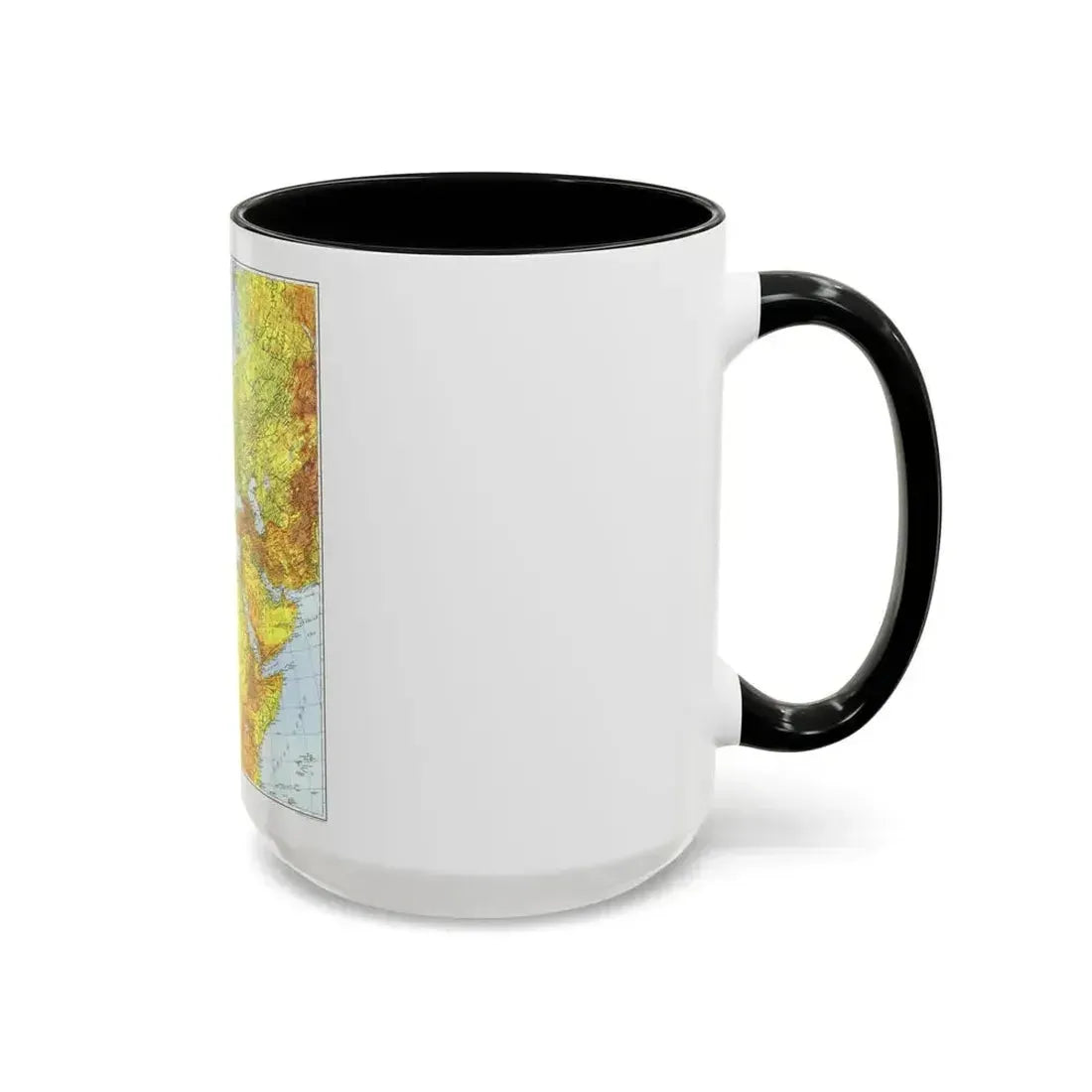 Europe, Africa, and Western Asia - Theater of War (1942) (Map) Accent Coffee Mug - Go Mug Yourself