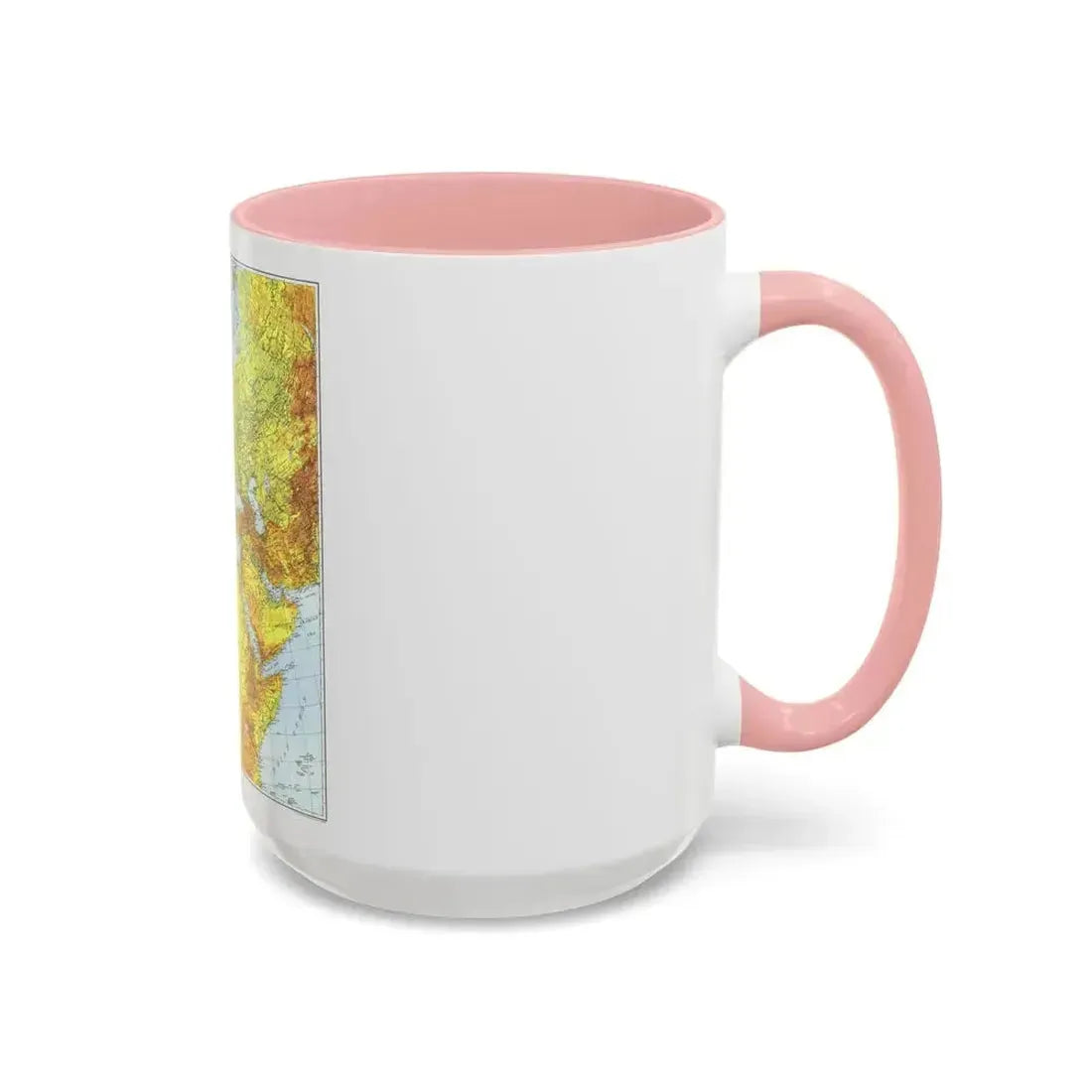 Europe, Africa, and Western Asia - Theater of War (1942) (Map) Accent Coffee Mug - Go Mug Yourself