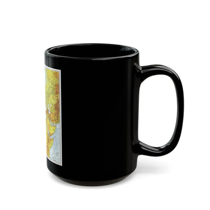 Europe, Africa, and Western Asia - Theater of War (1942) (Map) Black Coffee Mug-Go Mug Yourself