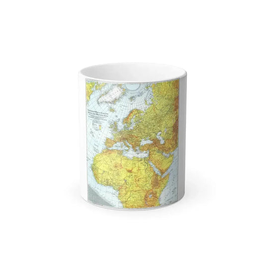 Europe, Africa, and Western Asia - Theater of War (1942) (Map) Color Changing Mug 11oz Default Title - Go Mug Yourself