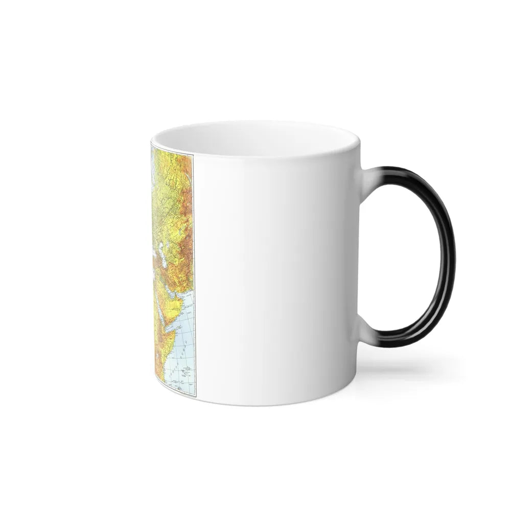 Europe, Africa, and Western Asia - Theater of War (1942) (Map) Color Changing Mug 11oz-Go Mug Yourself