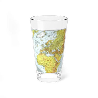 Europe, Africa, and Western Asia - Theater of War (1942) (Map) Pint Glass 16oz-16oz-Go Mug Yourself