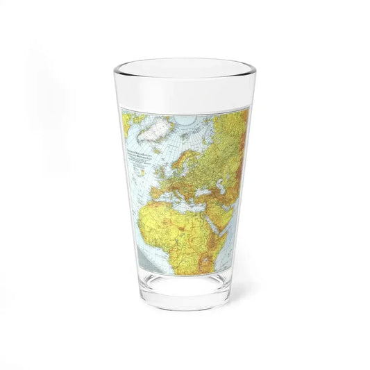 Europe, Africa, and Western Asia - Theater of War (1942) (Map) Pint Glass 16oz 16oz - Go Mug Yourself