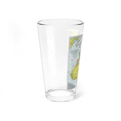 Europe, Africa, and Western Asia - Theater of War (1942) (Map) Pint Glass 16oz-Go Mug Yourself