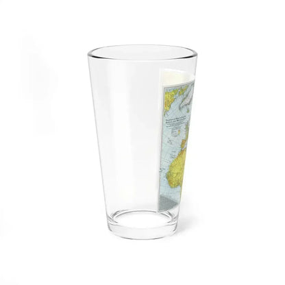 Europe, Africa, and Western Asia - Theater of War (1942) (Map) Pint Glass 16oz - Go Mug Yourself