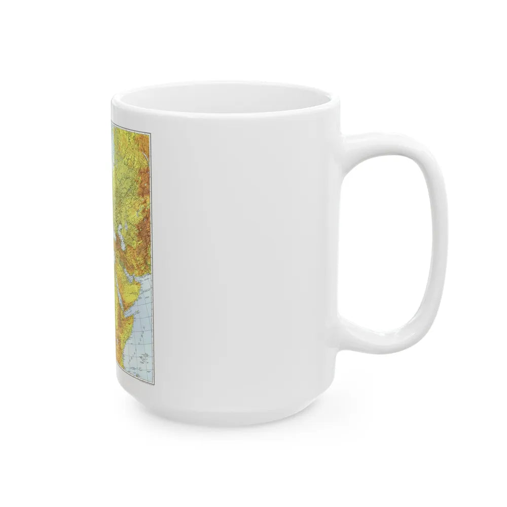 Europe, Africa, and Western Asia - Theater of War (1942) (Map) White Coffee Mug-Go Mug Yourself