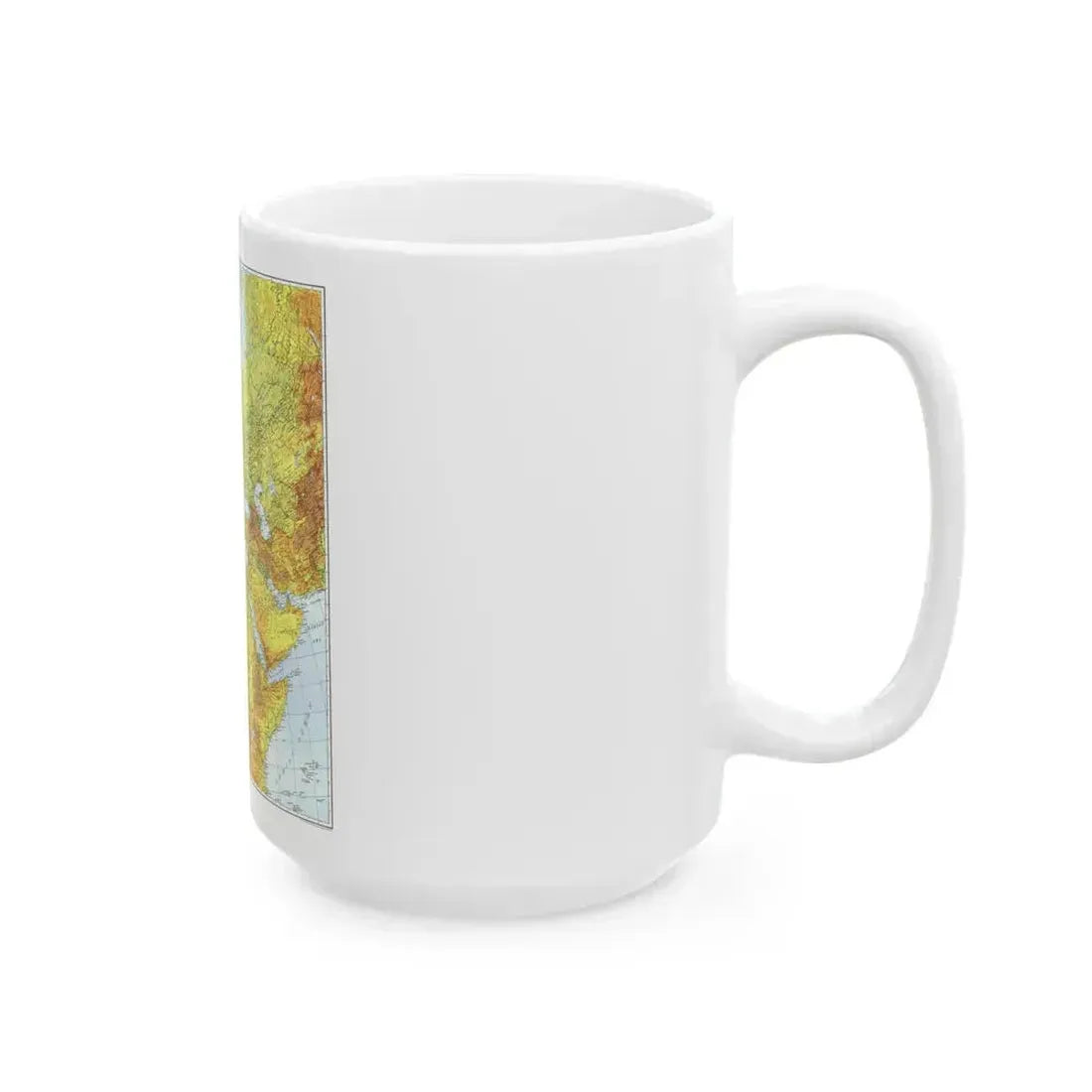 Europe, Africa, and Western Asia - Theater of War (1942) (Map) White Coffee Mug - Go Mug Yourself