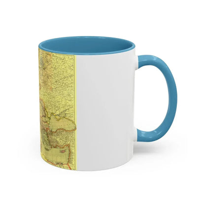 Europe and  Africa and Asia (1915) (Map) Accent Coffee Mug - Go Mug Yourself