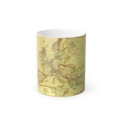 Europe and  Africa and Asia (1915) (Map) Color Changing Mug 11oz Default Title - Go Mug Yourself