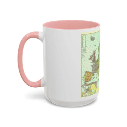 Europe and the Near East (1929) (Map) Accent Coffee Mug - Go Mug Yourself