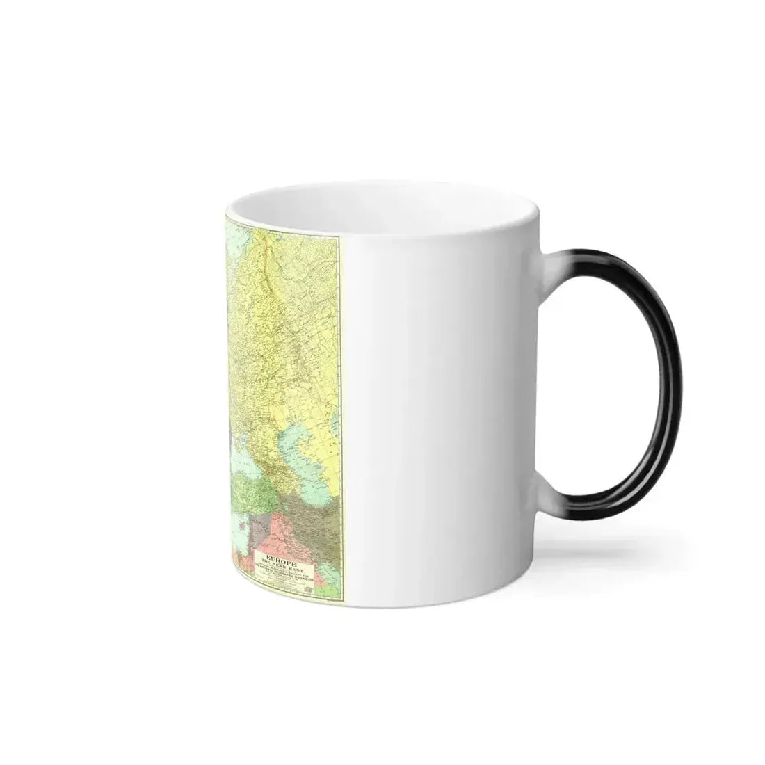 Europe and the Near East (1929) (Map) Color Changing Mug 11oz - Go Mug Yourself
