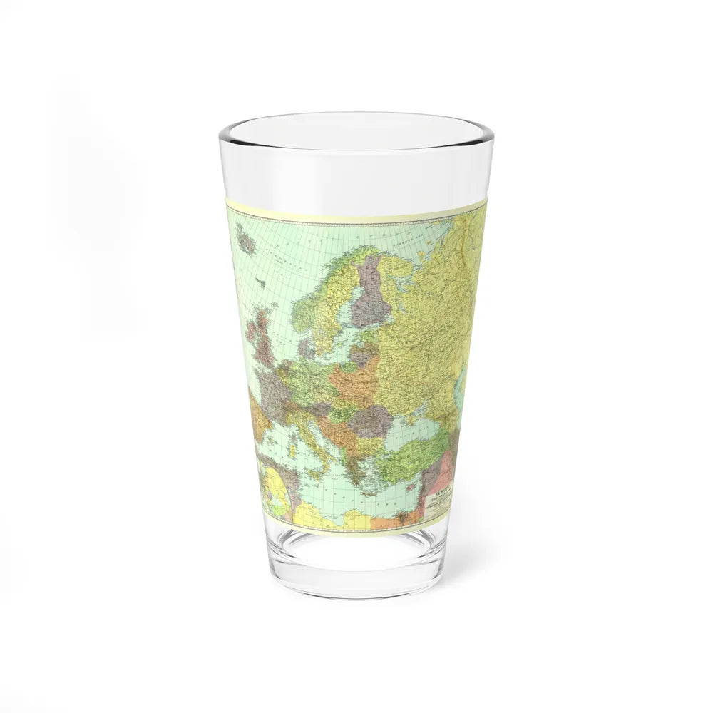 Europe and the Near East (1929) (Map) Pint Glass 16oz-16oz-Go Mug Yourself