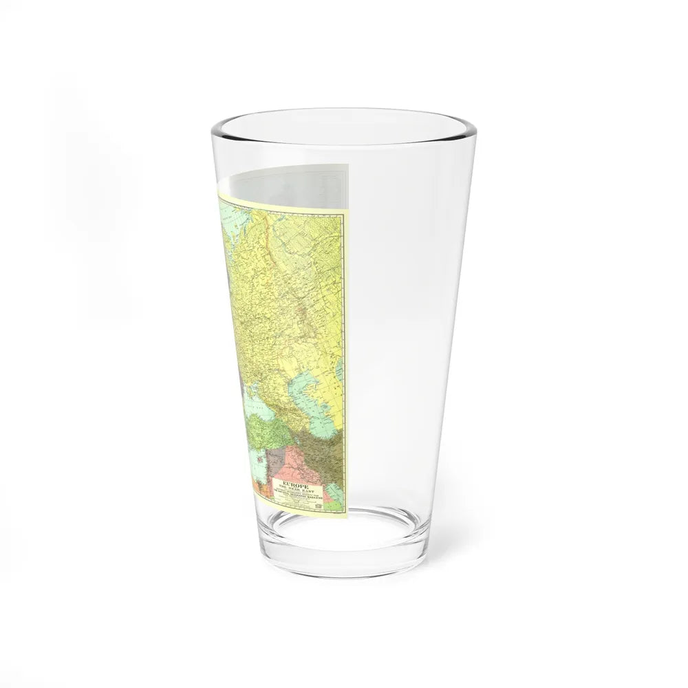 Europe and the Near East (1929) (Map) Pint Glass 16oz-Go Mug Yourself