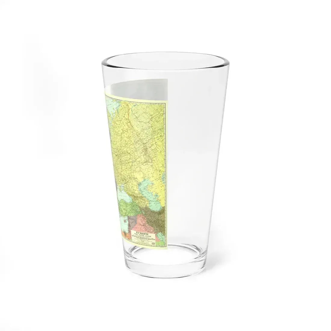 Europe and the Near East (1929) (Map) Pint Glass 16oz - Go Mug Yourself