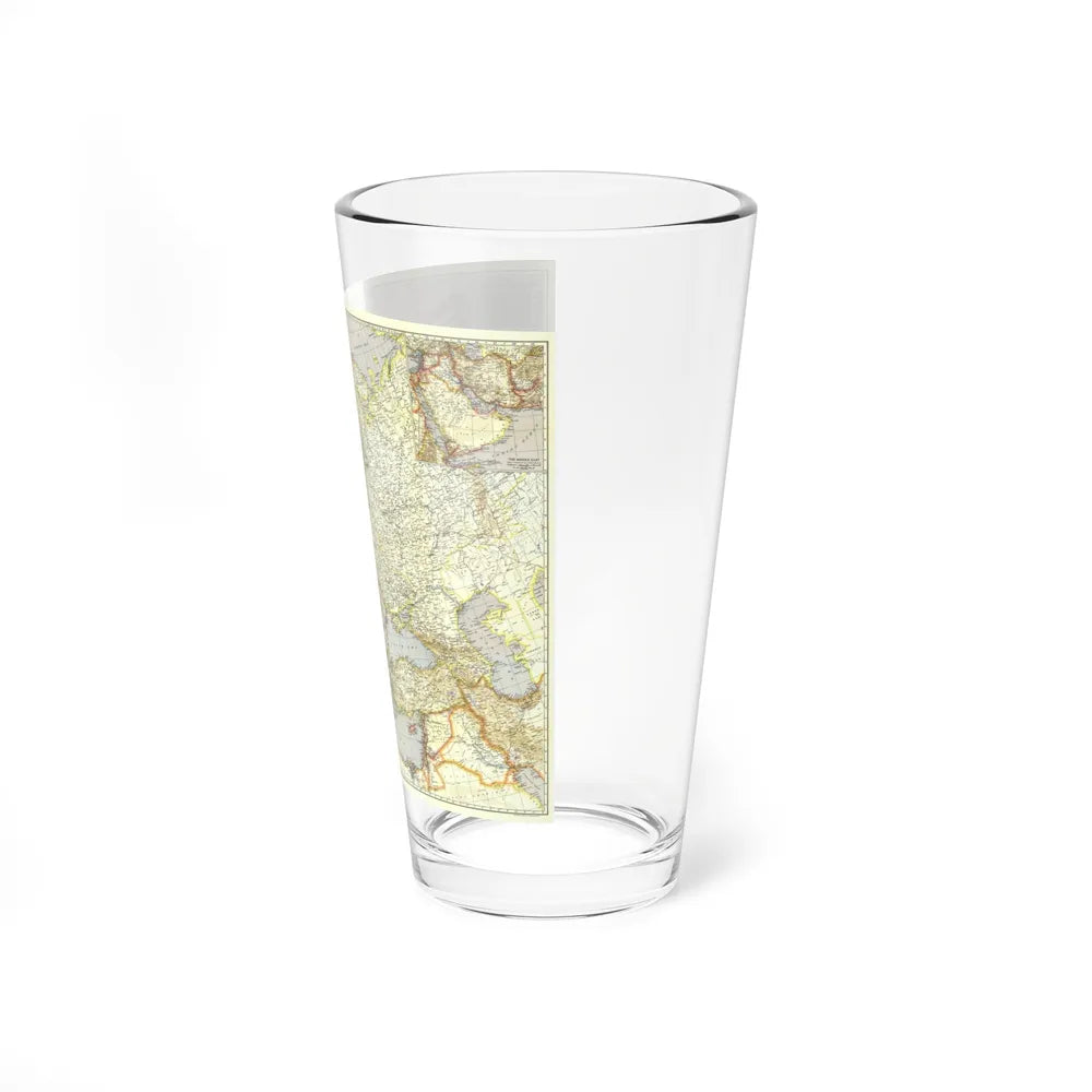 Europe and the Near East (1940) (Map) Pint Glass 16oz-Go Mug Yourself