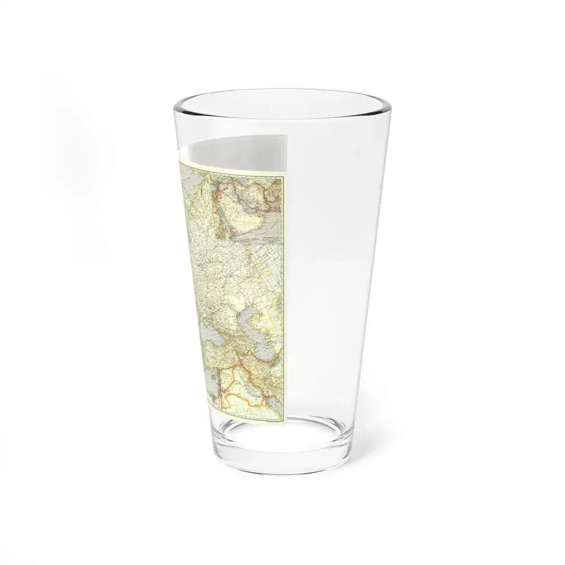 Europe and the Near East (1940) (Map) Pint Glass 16oz - Go Mug Yourself