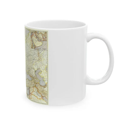 Europe and the Near East (1940) (Map) White Coffee Mug-Go Mug Yourself