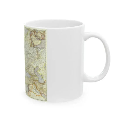 Europe and the Near East (1940) (Map) White Coffee Mug - Go Mug Yourself