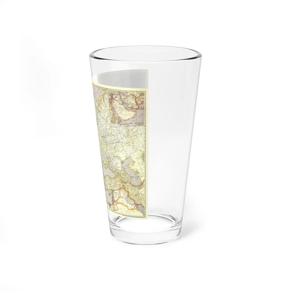 Europe and the Near East (1943) (Map) Pint Glass 16oz-Go Mug Yourself