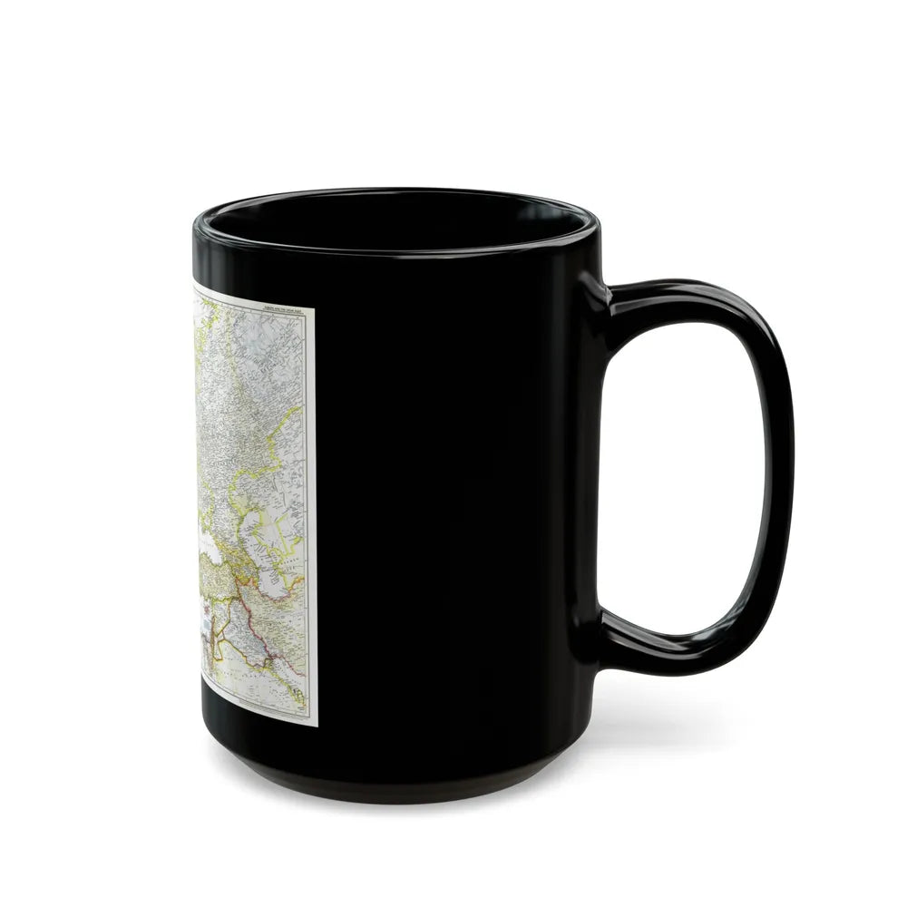 Europe and the Near East (1949) (Map) Black Coffee Mug-Go Mug Yourself