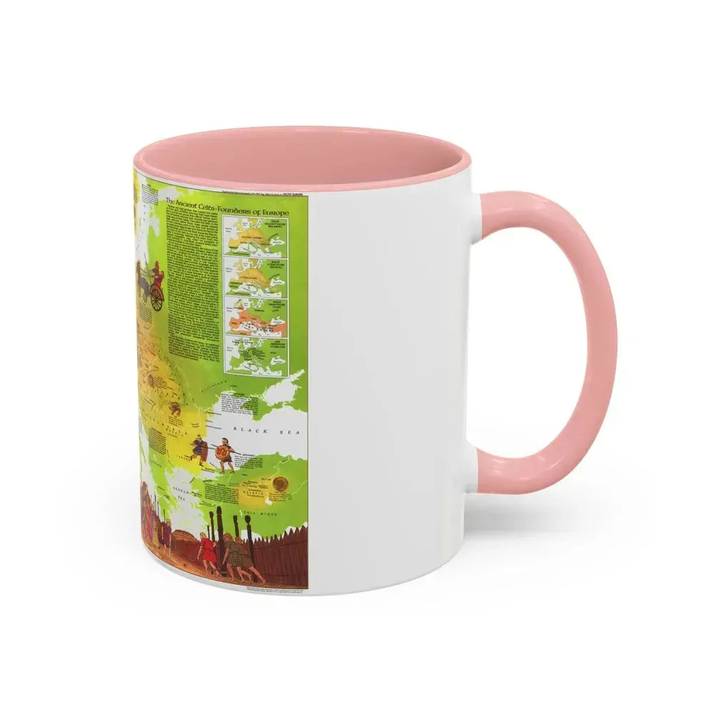 Europe - Celtic (1977) (Map) Accent Coffee Mug - Go Mug Yourself