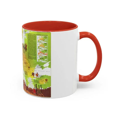 Europe - Celtic (1977) (Map) Accent Coffee Mug - Go Mug Yourself